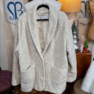 Vintage Carlo Briani Sherpa Coat “Oversized Baddie Look”